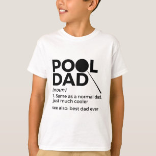 Camiseta Pai Definição de piscina — Bilhetes engraçados Mel