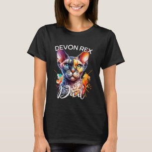 Camiseta Pai Devon Rex Gato Devon Rex