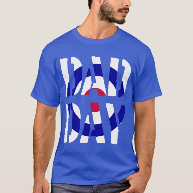 Camiseta PAI DIA Alvo Mod Feliz Dia de os pais! (Frente)