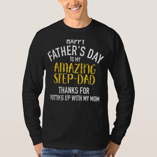 Camiseta Pai Dia de os pais Feliz (Frente)