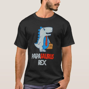 Camiseta Pai dia de os pais Papasaurus Dinossaur Papa Rex S