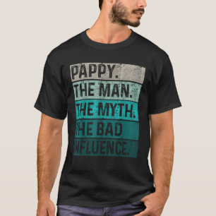 Camiseta Pai Dia Pappy Deu ao Homem o Mito O Mau