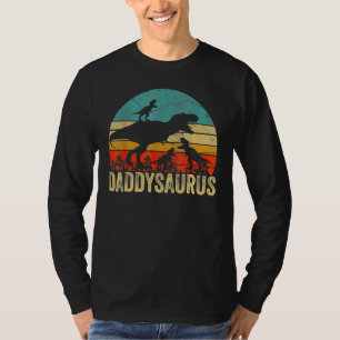 Camiseta Pai Dinossaur Daddysaurus 3 Dia de os pais para Du