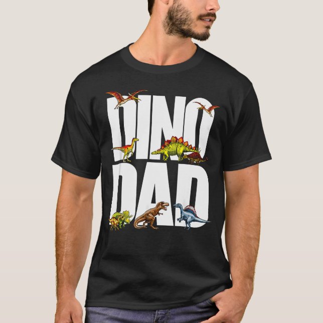 Camiseta Pai Dinossauro Dia dos Pais (Frente)