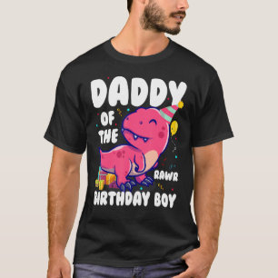 Camiseta Pai Dinossauro Roupa 1 da família de garotinhos bo
