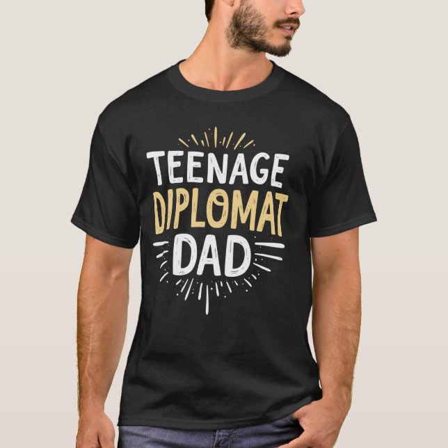 Camiseta Pai Diplomata Adolescente (Frente)