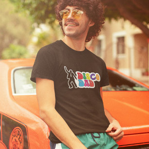 Camiseta Pai Disco - Dia de os pais Engraçado