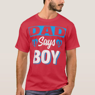 Camiseta Pai Diz Menino Gênero Bonito Equipe de Revolução A