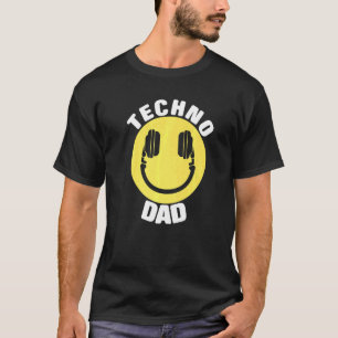 Camiseta Pai Dj Music Techno