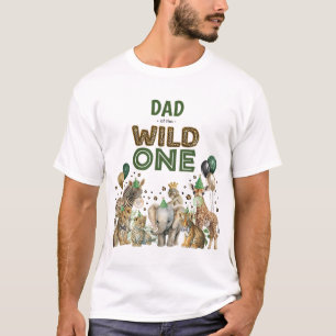 Camiseta Pai do Aniversariante Selvagem Festa de Aniversári