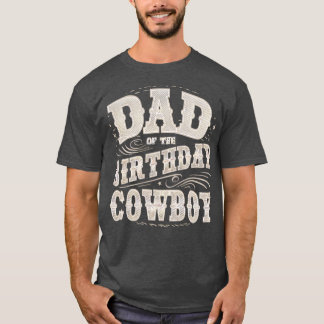 Camiseta Pai do Aniversário Cowboy 1