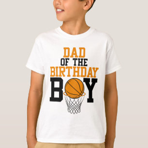 Camiseta Pai Do Aniversário Da Família Sketll Boy