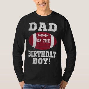 Camiseta Pai do Aniversário da Festa de Futebol
