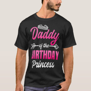 Camiseta Pai do aniversário do aniversário da festa princes