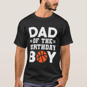 Camiseta Pai Do Aniversário Do Bysketbyll Coach Bysketbyl