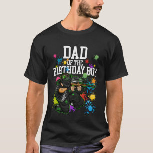 Camiseta Pai do Aniversário do Esporte do Pintball Correspo