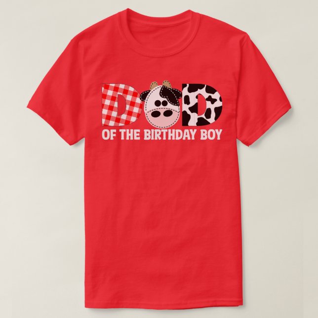 Camiseta Pai do aniversário do primeiro aniversario de Faze (Frente do Design)