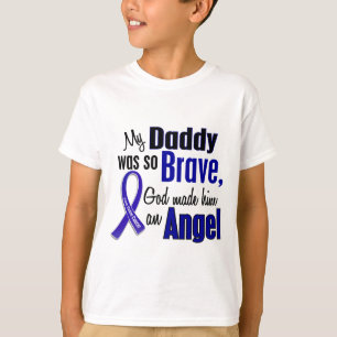 Camiseta Pai do ANJO 1 do cancro do cólon