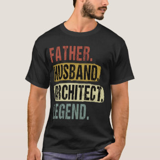 Camiseta Pai do Arquiteto de Legenda do Padre Husband