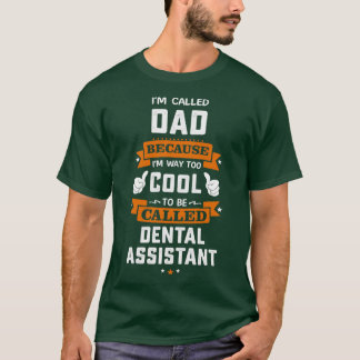 Camiseta Pai do Assistente Dental do Pai do Assistente Dent