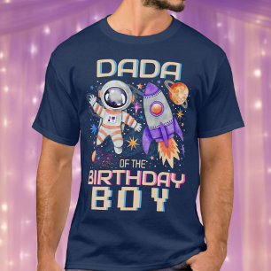 Camiseta Pai do Astronauta e Foguete do Astronauta