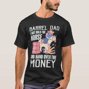 Camiseta Pai do Barril Eu Só Seguro o Cavalo e Entrego o