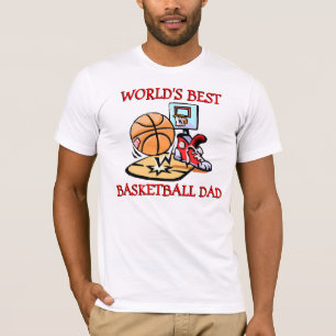 Camiseta Pai do basquetebol dos mundos o melhor