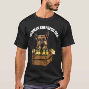 Camiseta Pai do Bebendo do Pai do  do German shepherd do Me