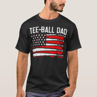 Camiseta Pai do Beisebol Papai do Beisebol Pai para o Dia d