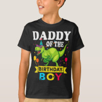 Pai do Birthday Boy T-Rex RAWR Dinossaur Birt