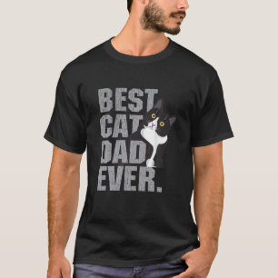 Camiseta Pai do Cat Padre Dotado Melhor Pai De Gato Nunca V