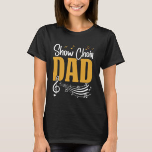 Camiseta Pai do Coro Show Pai Teatro Musical Dia dos Pais