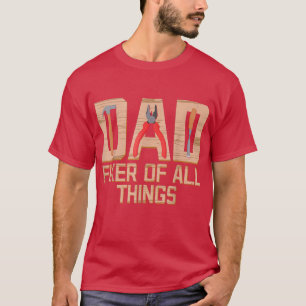Camiseta Pai do Dia de os pais do Pai Handyman Woodworker