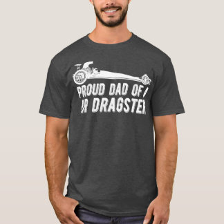 Camiseta Pai Do Dragster Arrastando Júnior Pai Da Arrasta