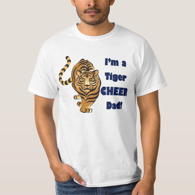 Camiseta Pai do elogio do tigre (Frente)