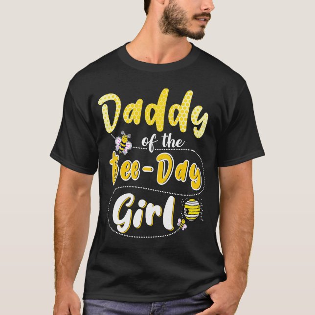 Camiseta Pai do Festa de Colmeia da Bee Day (Frente)