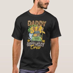 Camiseta Pai Do Festa Matchi Do Zoológico De Aniversário