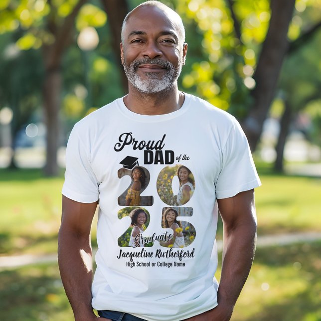 Camiseta Pai do Formando 2025 (Dad of 2025 Graduate T-Shirt)