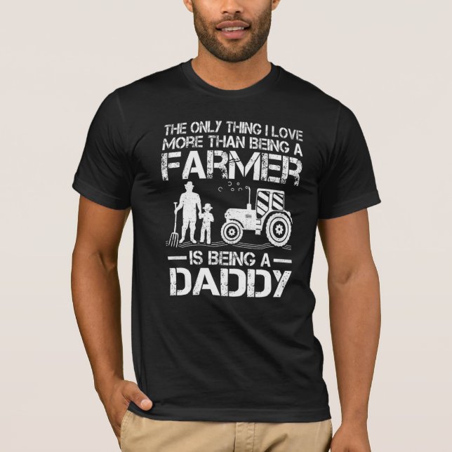 Camiseta Pai do Frigorífico da Agricultura de Mens (Frente)