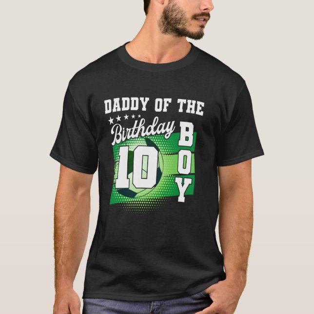 Camiseta Pai Do Garoto De Aniversário É Meu Décimo Filho De (Frente)