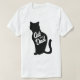 Camiseta Pai do gato (Frente do Design)