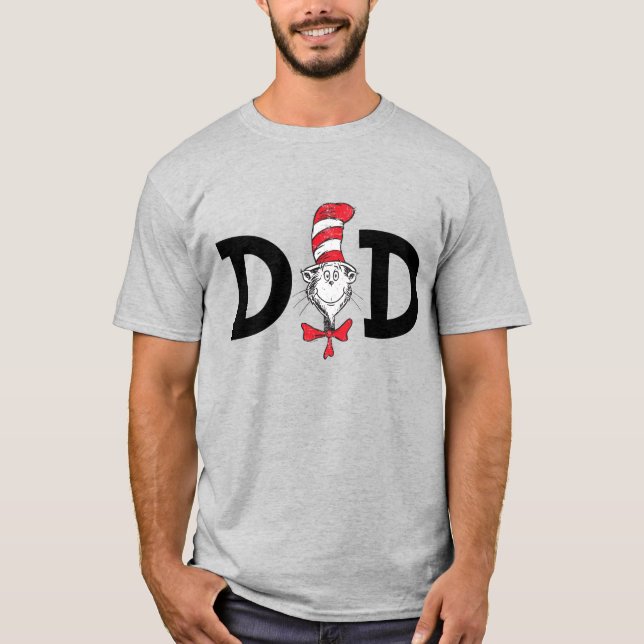 Camiseta Pai do Gato do Chapéu do Dr. Seuss (Frente)