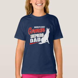 Camiseta Pai do german shepherd do mundo o melhor