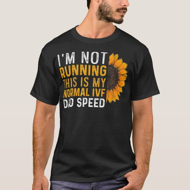 Camiseta PAI do guerreiro de Presente da IVF Mãe que execut (Frente)