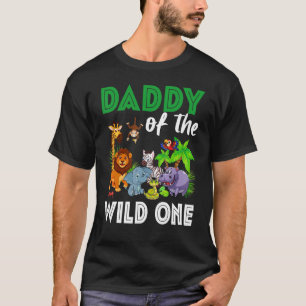 Camiseta Pai Do Jardim Zoológico de Aniversário Celebrador 