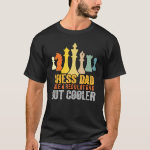 Camiseta Pai Do Jogador De Xadrez Para Menores Regulares, M
