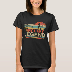 Camiseta Pai Do Marido Arqueiro De Legenda Arco Caça Po
