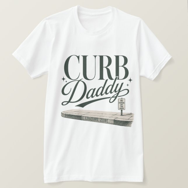 Camiseta Pai do Meio-Fio (Frente do Design)