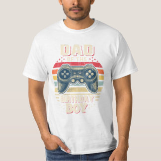 Camiseta Pai do menino de aniversário