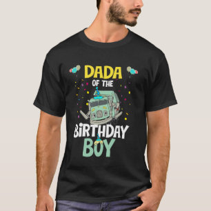 Camiseta Pai Do Menino Do Lixo Caminhão De Reciclagem De An